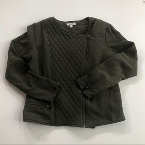 EUC OLIVE GREEN ATHLETA JACKET